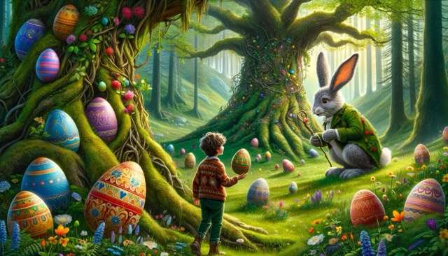 Eddie the easter bunny Medium